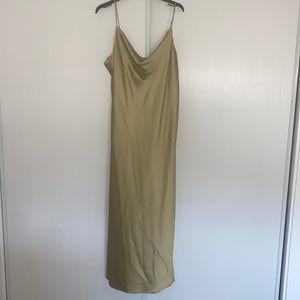 Olive midi dress! Never worn before tags still on!